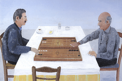 Dean Manning Backgammon Painting