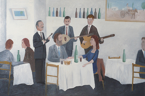 Dean Manning Restaurant Painting