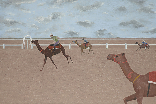 Dean Manning Camels Painting