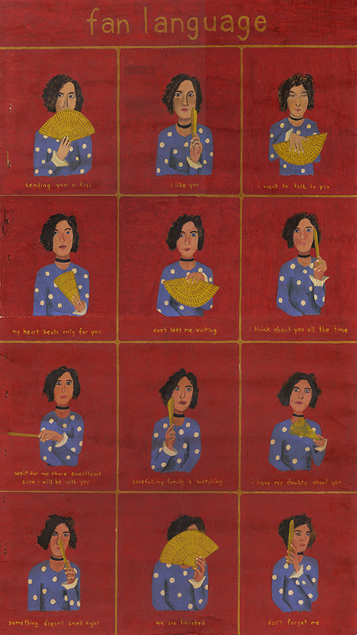 Dean Manning Fan Language Painting