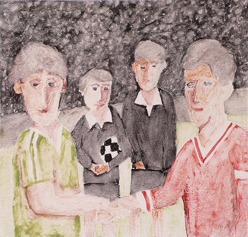 Dean Manning Football Painting