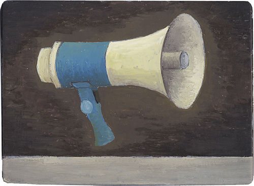 Dean Manning Megaphone Painting