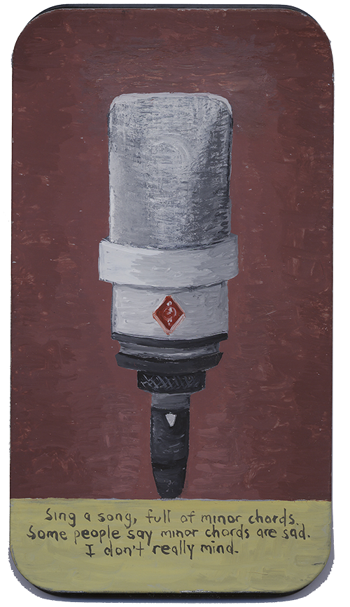 Dean Manning Microphone Painting