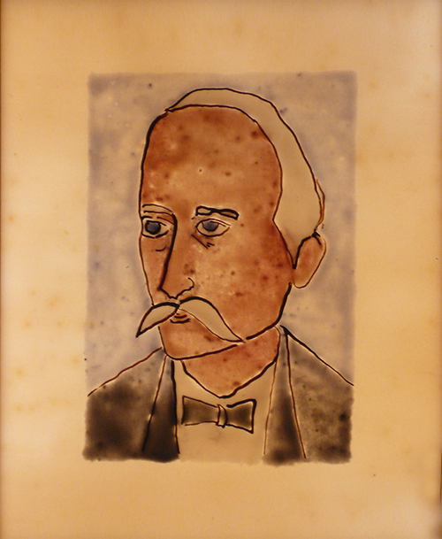 Dean Manning Moustache Painting