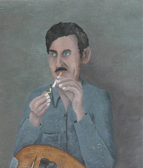 Dean Manning Bouzouki Player Painting