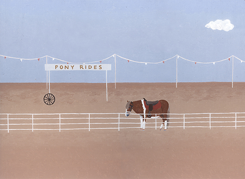 Dean Manning Pony Rides Painting