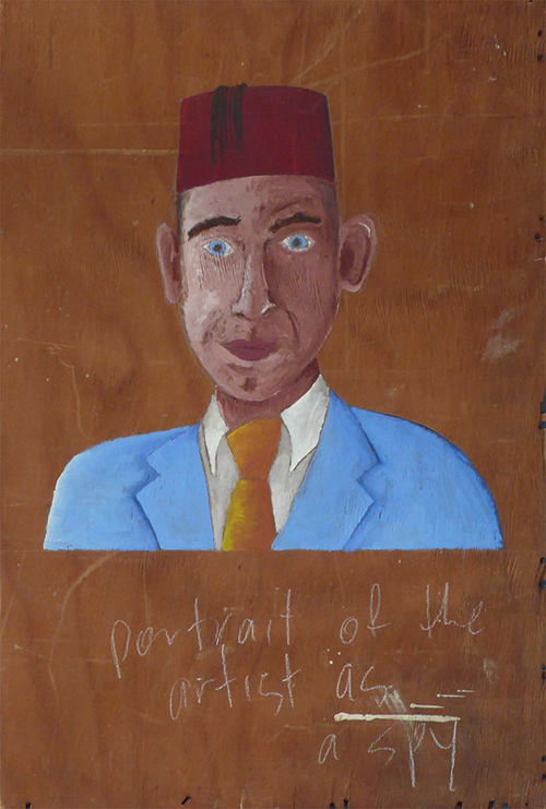 Dean Manning Portrait of the Artist Spy Painting