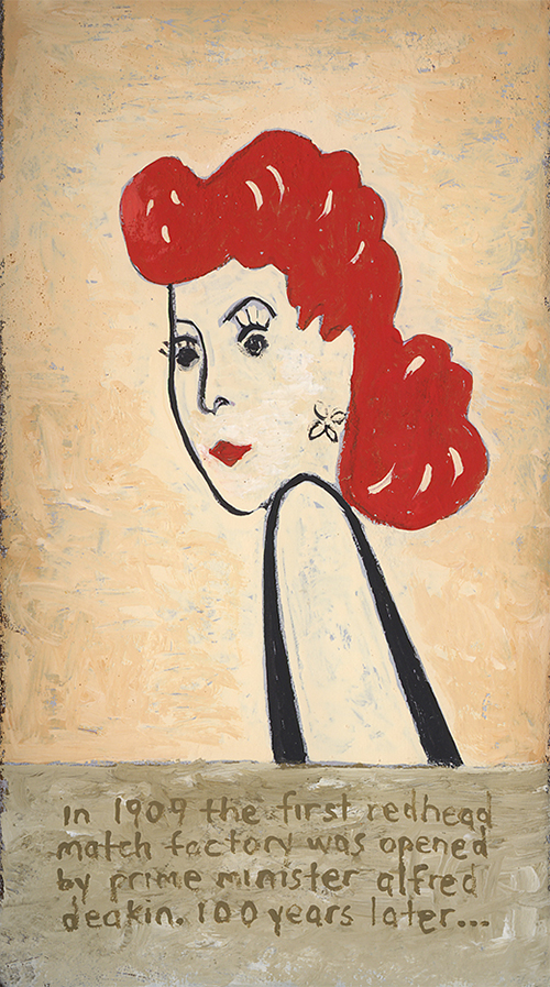 Dean Manning Redhead Painting