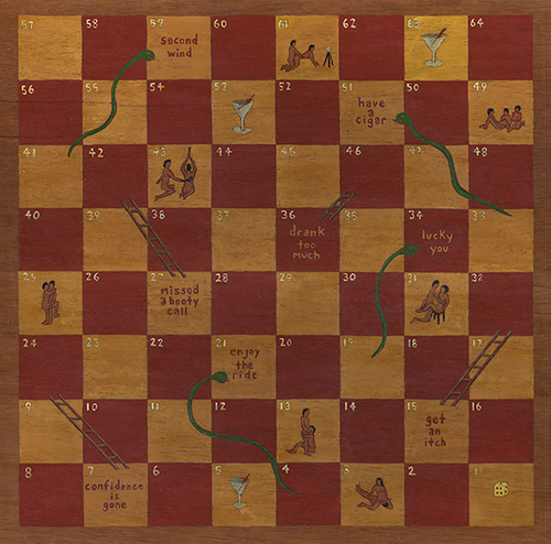 Dean Manning Snakes & Ladders Painting