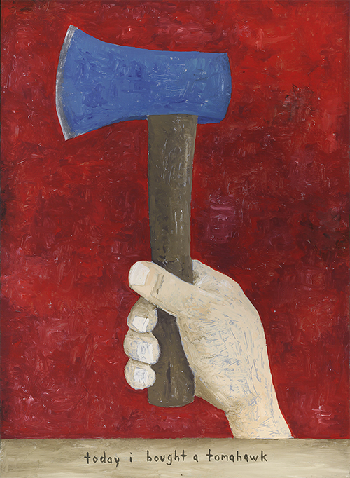 Dean Manning Tomahawk Painting
